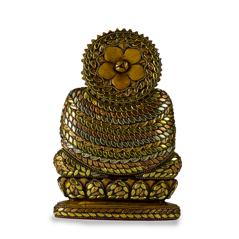 Meditating Buddha (Golden)