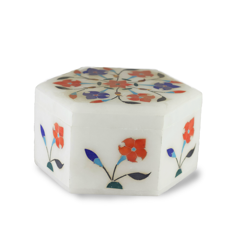 Marble Jewellery Box (hexagonal)