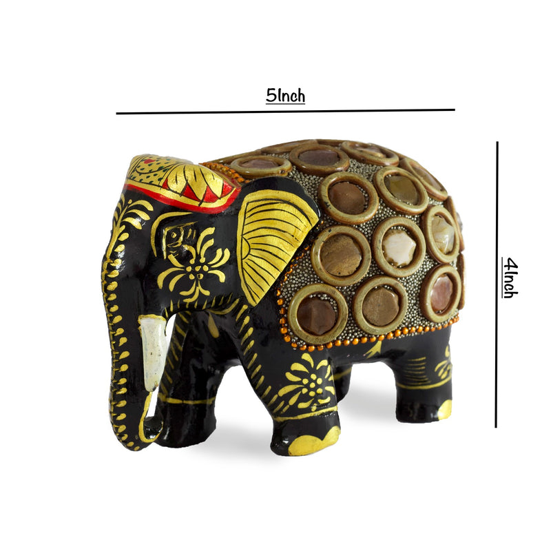 Elephant - crafted on wood