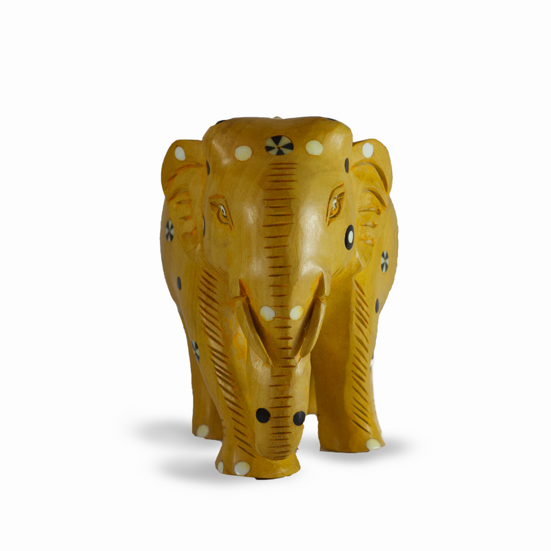 Wooden Elephant - Inlay Work