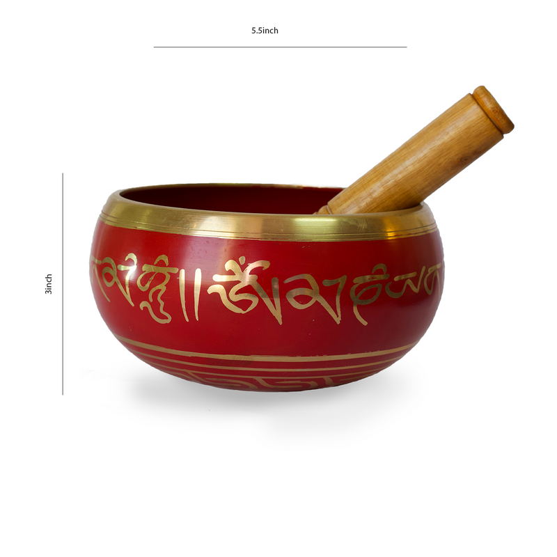 Singing Bowl Red