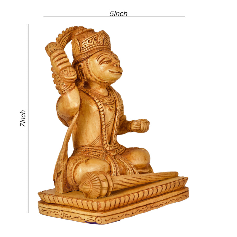 God Hanuman Sitting