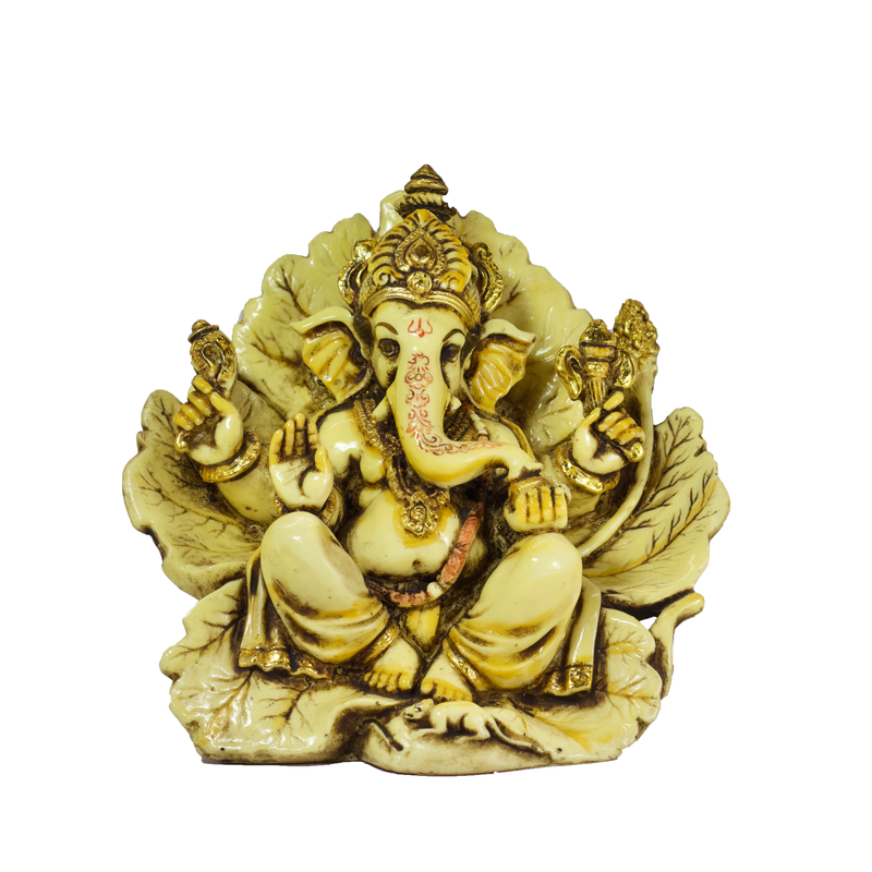 Ganesha on Leaf