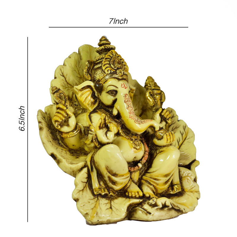 Ganesha on Leaf