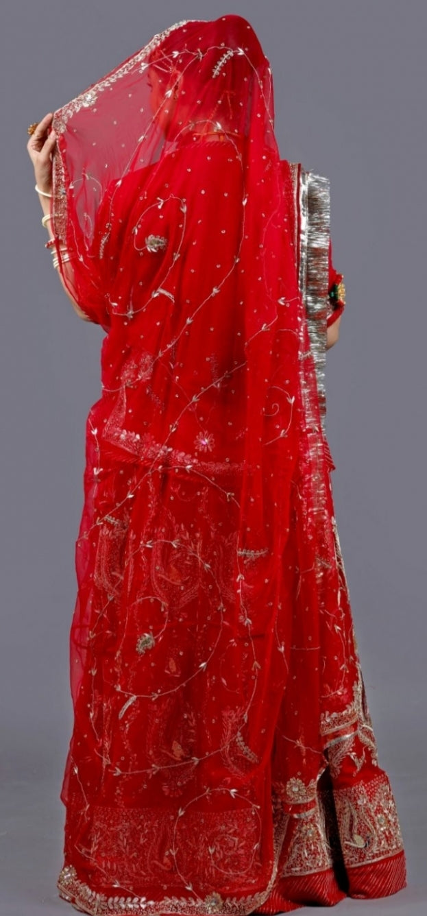 Rajasthani poshak - satin silk